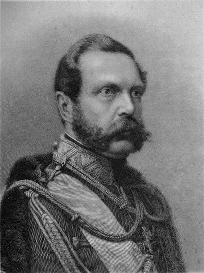 Александр II (гравюра Меркина) | Александр II | Русская портретная галерея