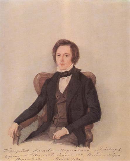 Мейснер Алексей Карлович (1832-1864) | Мейснер Алексей Карлович | Русская портретная галерея