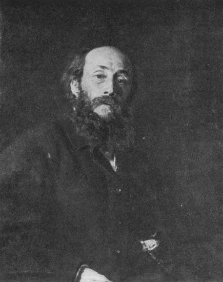Ге Н.Н. (1880, сидя) | Ге Николай Николаевич | Русская портретная галерея