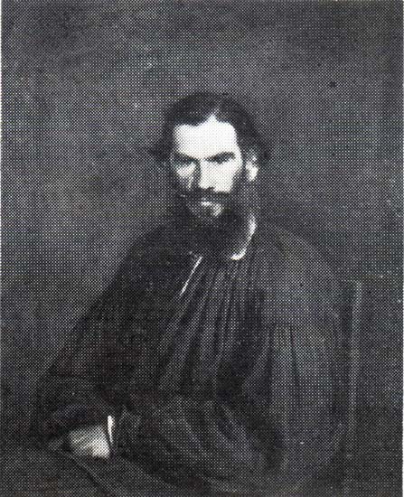Толстой Л.Н. (портрет работы Крамского, 1873) | Толстой Лев Николаевич | Русская портретная галерея
