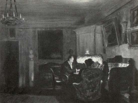 Шварц (семья, в усадьбе Успенское, 1908) | Шварц   (семья) | Русская портретная галерея