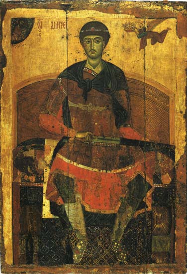 Дмитрий Солунский (конец XII – начало XIII века, Киев) | Дмитрий (Солунский) | Русская портретная галерея Дмитрий Солунский (конец XII – начало XIII века, Киев) | Дмитрий (Солунский) | Русская портретная галерея