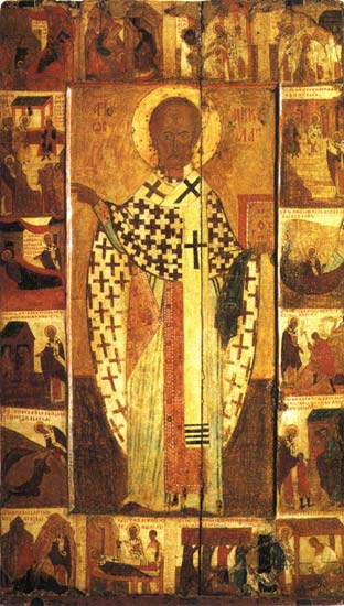 Никола Зарайский с житием (Ростов) | Николай (святой) | Русская портретная галерея Никола Зарайский с житием (Ростов) | Николай (святой) | Русская портретная галерея