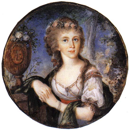 Елизавета Алексеевна (?) (великая княгиня, в венке из роз, вторая половина 1790-х) | Елизавета Алексеевна (супруга Александра I) | Русская портретная галерея Елизавета Алексеевна (?) (великая княгиня, в венке из роз, вторая половина 1790-х) | Елизавета Алексеевна (супруга Александра I) | Русская портретная галерея