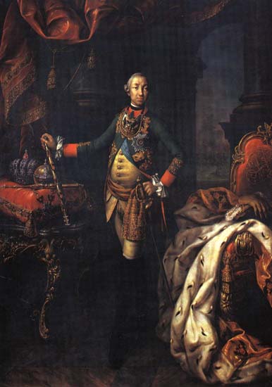 Петр III (стоя, 1762) | Петр III Федорович (Карл Петр Ульрих) | Русская портретная галерея
