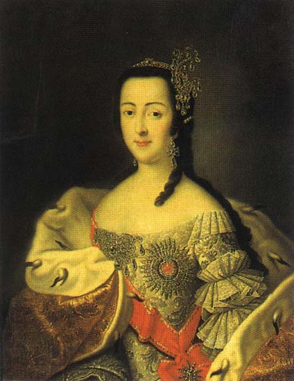 Екатерина Алексеевна (великая княгиня, между 1745 и 1749 (?)) | Екатерина II Алексеевна | Русская портретная галерея Екатерина Алексеевна (великая княгиня, между 1745 и 1749 (?)) | Екатерина II Алексеевна | Русская портретная галерея