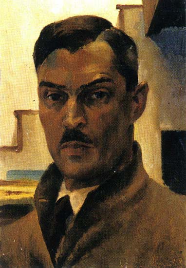 Арнаутов Виктор Михайлович (автопортрет, 1941) | Арнаутов Виктор Михайлович | Русская портретная галерея