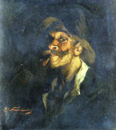 Беляшин Василий Васильевич (автопортрет с трубкой, 1910-е) | Беляшин Василий Васильевич | Русская портретная галерея Беляшин Василий Васильевич (автопортрет с трубкой, 1910-е) | Беляшин Василий Васильевич | Русская портретная галерея