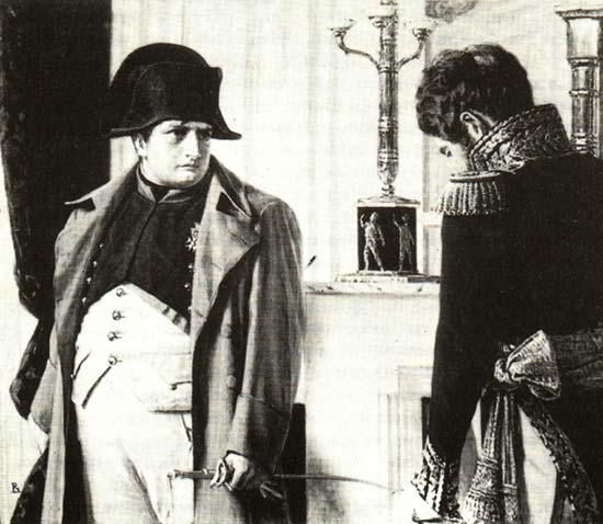 Наполеон и маршал Лористон | Наполеон   (Бонапарт) | Русская портретная галерея