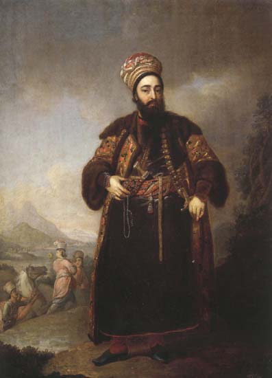 Муртаза Кули-хан (эскиз, 1796) | Муртаза Кули-хан | Русская портретная галерея