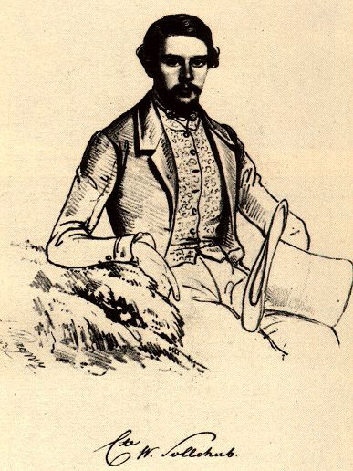Соллогуб Владимир Александрович (Л.Вагнер, 1843) | Соллогуб Владимир Александрович (Сологуб) | Русская портретная галерея
