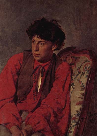 Репин В.Е. (брат художника, 1867) | Репин Василий Ефимович (брат художника) | Русская портретная галерея