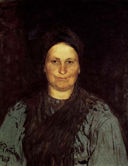 Репина Т.С. (мать художника, 1867) | Репина Т. С. (мать художника) | Русская портретная галерея