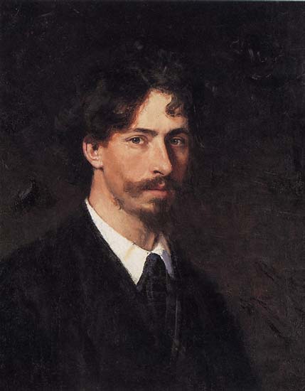 Репин Илья Ефимович (автопортрет, 1878) | Репин Илья Ефимович | Русская портретная галерея