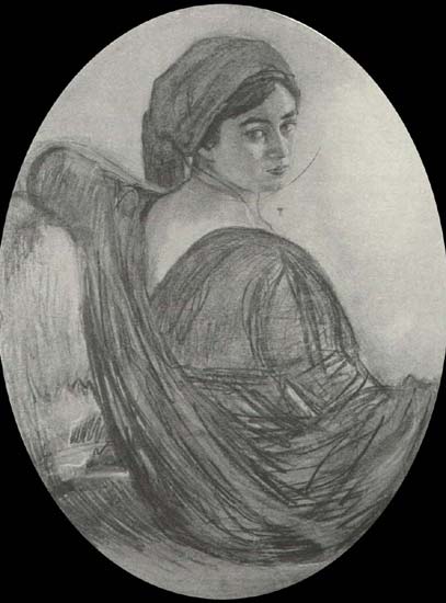 Гиршман Г.Л. (женский портрет, 1911) | Гиршман Генриетта Леопольдовна | Русская портретная галерея