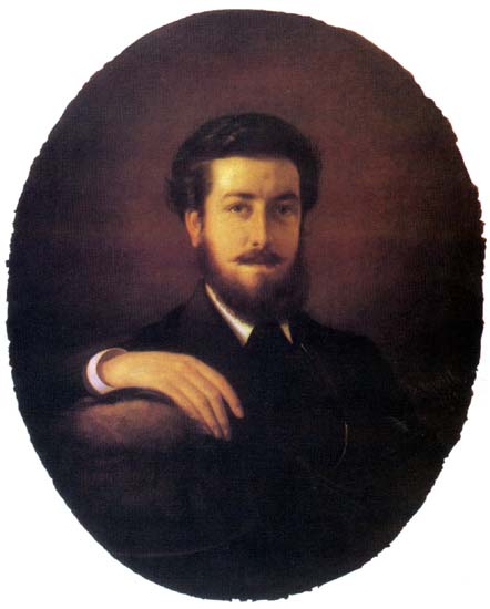 Пукирев Василий Владимироваич (автопортрет, 1860) | Пукирев Василий Владимирович | Русская портретная галерея
