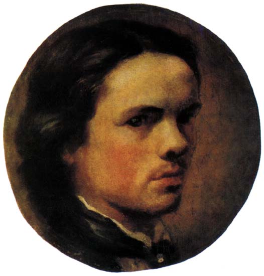 Бейдеман Александр Егорович (автопортрет, 1850-е) | Бейдеман Александр Егорович | Русская портретная галерея