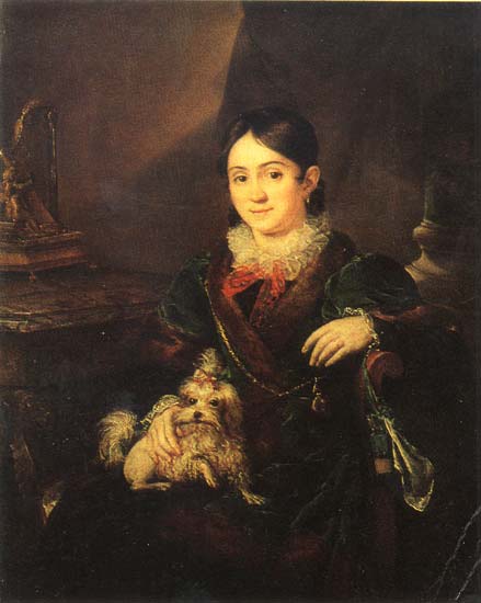 Оболенская Н.А. (1833) | Оболенская Н. А. | Русская портретная галерея