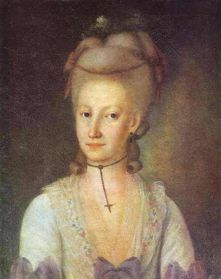 Черевина Елизавета Петровна (1780-е) | Черевина Елизавета Петровна | Русская портретная галерея