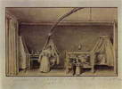 Изображение: Давыдова А.И. с детьми в Петровском заводе (1835)  | Русская портретная галерея