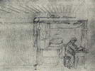 Изображение: Бестужев Н.А. (в камере в петровской тюрьме, 1831-1839)  | Русская портретная галерея