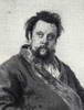 Изображение: Мусоргский М.П. (1881, ч.б.)  | Русская портретная галерея