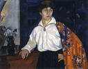 Изображение: Белкина Вера Александровна (урожд. Попова, около 1920)  | Русская портретная галерея