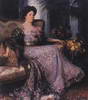 Изображение: Мамонтова (родственница А.И. Мамонтова, 1908)  | Русская портретная галерея