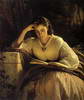 Изображение: Крамская Софья Николаевна (за чтением, не ранее 1866)  | Русская портретная галерея