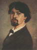 Изображение: Суриков Василий Иванович (автопортрет, 1879)  | Русская портретная галерея