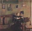 Изображение: Кустодиева Ю.Е. (с дочерью Ириной, 1908)  | Русская портретная галерея