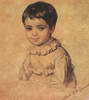 Изображение: Кикина М.П. (в детстве, 1817 — 1820)  | Русская портретная галерея