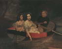 Изображение: Меллер-Закомельская Е.Н. (К.П. Брюллов и баронесса Е.Н. Меллер-Закомельская с девочкой, в лодке, 1833 — 1835)  | Русская портретная галерея