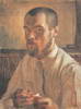 Изображение: Петров-Водкин Кузьма Сергеевич (автопортрет, 1907)  | Русская портретная галерея