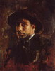 Изображение: Серов Валентин Александрович (автопортрет, 1885)  | Русская портретная галерея
